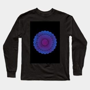 Geometric Mandala Design Long Sleeve T-Shirt